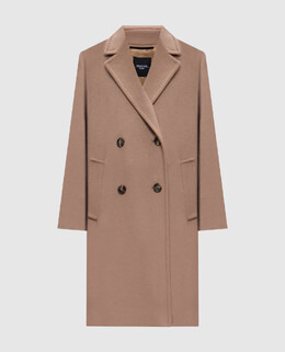 Max Mara Weekend: Коричневое пальто 