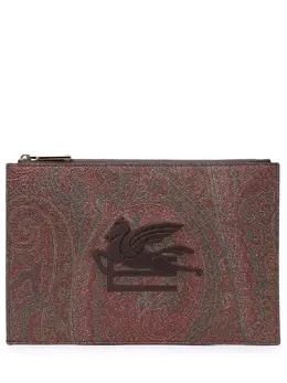 ETRO: Клатч с принтом 