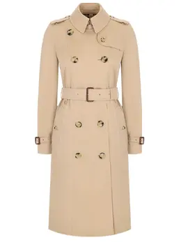 BURBERRY: Хлопковый плащ 