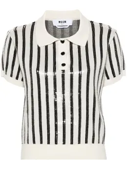 MSGM: Поло с блёстками 