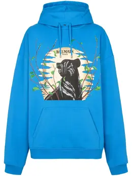 Balmain: Голубая толстовка 