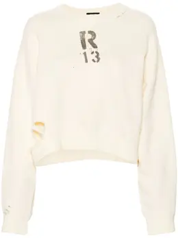 R13: Белый свитшот 