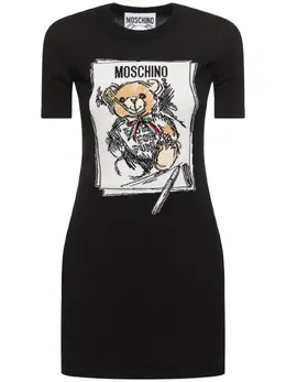 MOSCHINO: Хлопковое платье 