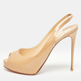 Christian Louboutin: Бежевые туфли 