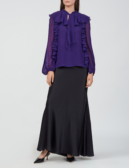 GIAMBATTISTA VALLI: Фиолетовая блуза 