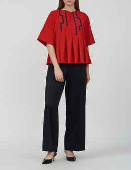 CARVEN: Червоні блузки 