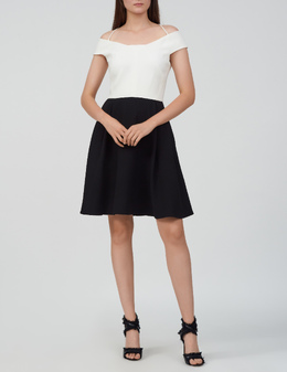ROLAND MOURET: Белое платье 