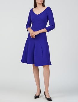 ROLAND MOURET: Фиолетовое платье 