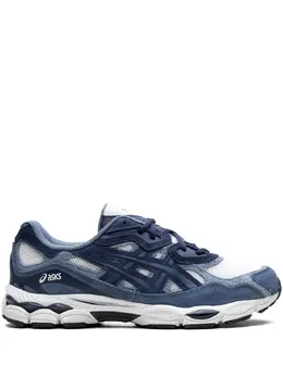ASICS: Голубые кроссовки  Gel