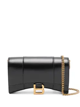 Balenciaga: Чёрный кошелёк  Hourglass