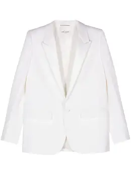 Saint Laurent: Однобортная куртка 