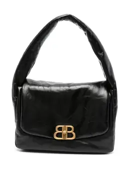 Balenciaga: Чёрная сумка 