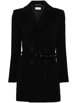 Saint Laurent: Чёрный жакет 