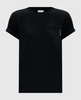 Brunello Cucinelli: Чорні футболки 