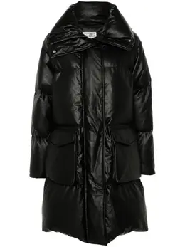 MM6 Maison Margiela: Чёрное пальто 