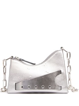 Maison Margiela: Серебристая сумка  Snatched