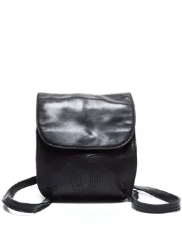 CHANEL Pre-Owned: Чёрный рюкзак 