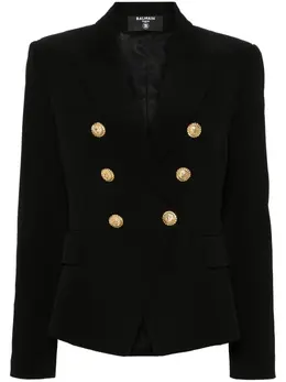 Balmain: Двубортный жакет 
