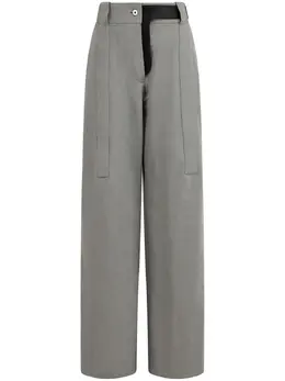 Ferragamo: Чёрные брюки 