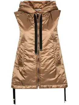 Max Mara: Коричневый жилет 