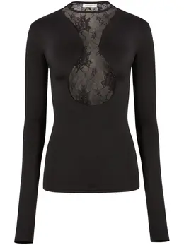 Nina Ricci: Кружевное топ 