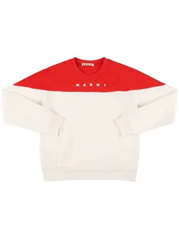 MARNI JUNIOR: Хлопковый свитшот 