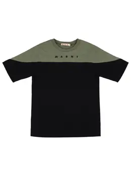 MARNI JUNIOR: Хлопковая футболка 