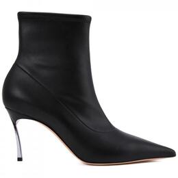 Casadei: Чёрные ботинки 