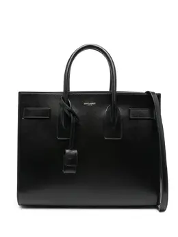 Saint Laurent: Чёрная сумка-шоппер  Sac de Jour