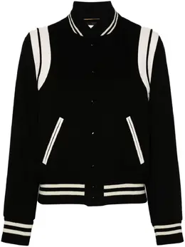 Saint Laurent: Куртка с воротником 
