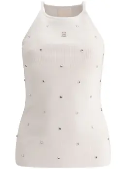 Givenchy: Белый топ 