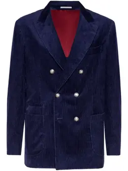 Brunello Cucinelli: Голубые пиджаки 