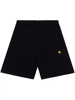 Carhartt WIP: Чёрные шорты 