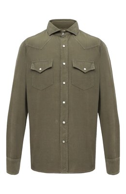 Brunello Cucinelli: Бархатная рубашка 