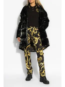 Versace Jeans Couture: Пальто с капюшоном 