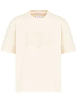 Maison Margiela: Хлопковая футболка  Numbers