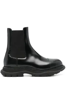 Alexander McQueen: Чёрные ботинки  Tread