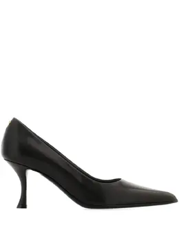 Ferragamo: Чёрные туфли  Double Gancio