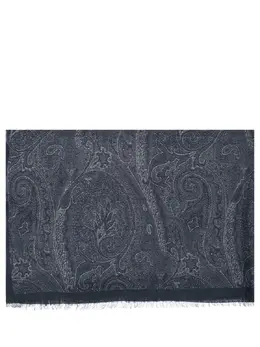 ETRO: Серый шарф 