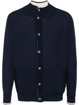 Kiton: Синий кардиган 