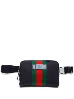 Gucci Pre-Owned: Чёрная поясная сумка 