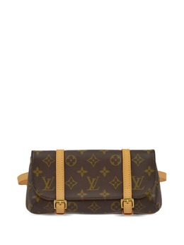 Louis Vuitton Pre-Owned: Коричневая поясная сумка 
