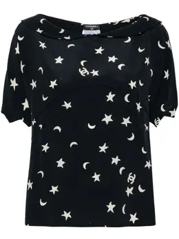 CHANEL Pre-Owned: Рубашка с коротким рукавом 