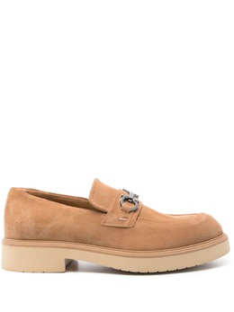 Ferragamo: Бежевые туфли  Gancini