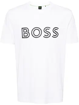 BOSS: Футболка с принтом 