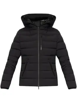 Moncler: Чёрная куртка  Herbe