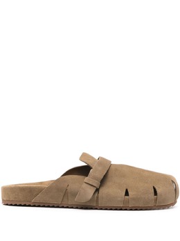 Ancient Greek Sandals: Сабо цвета хаки 