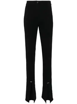 Mugler: Чёрные брюки 
