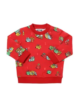 MOSCHINO: Хлопковый свитшот 