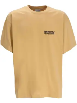 Carhartt WIP: Жёлтая футболка 